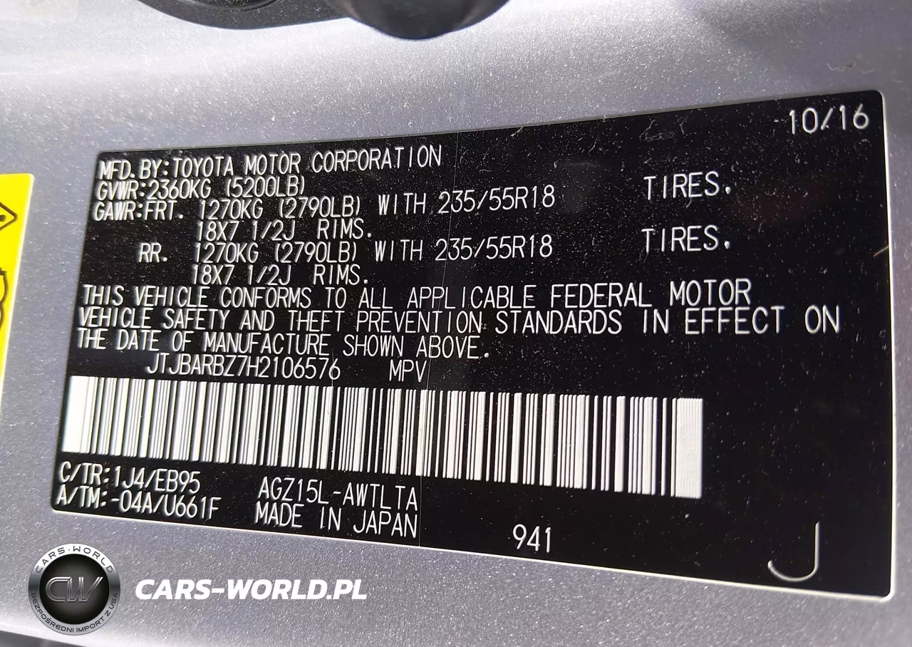 2017 Lexus Nx 200T F Sport VIN:JTJBARBZ7H2106576 - 9