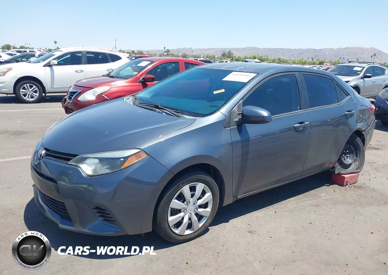 2016 Toyota Corolla Le VIN:5YFBURHE2GP532223 - 2