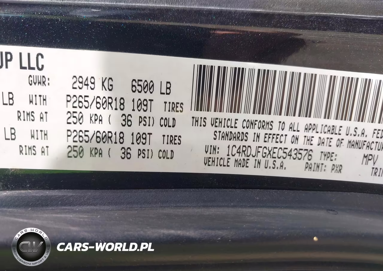 2014 Dodge Durango Special Service VIN:1C4RDJFGXEC543576 - 9