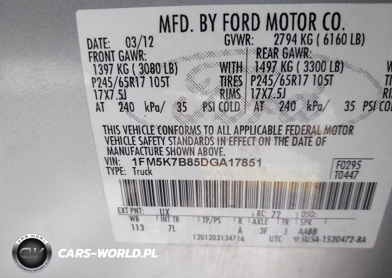 2013 Ford Explorer VIN:1FM5K7B85DGA17851 - 9