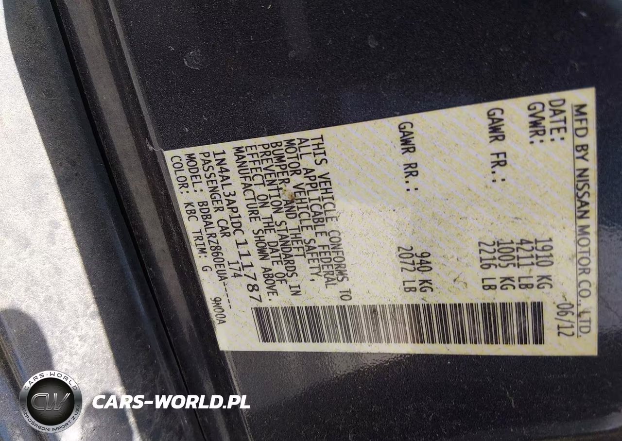 2013 Nissan Altima 2.5 S VIN:1N4AL3AP1DC111787 - 9