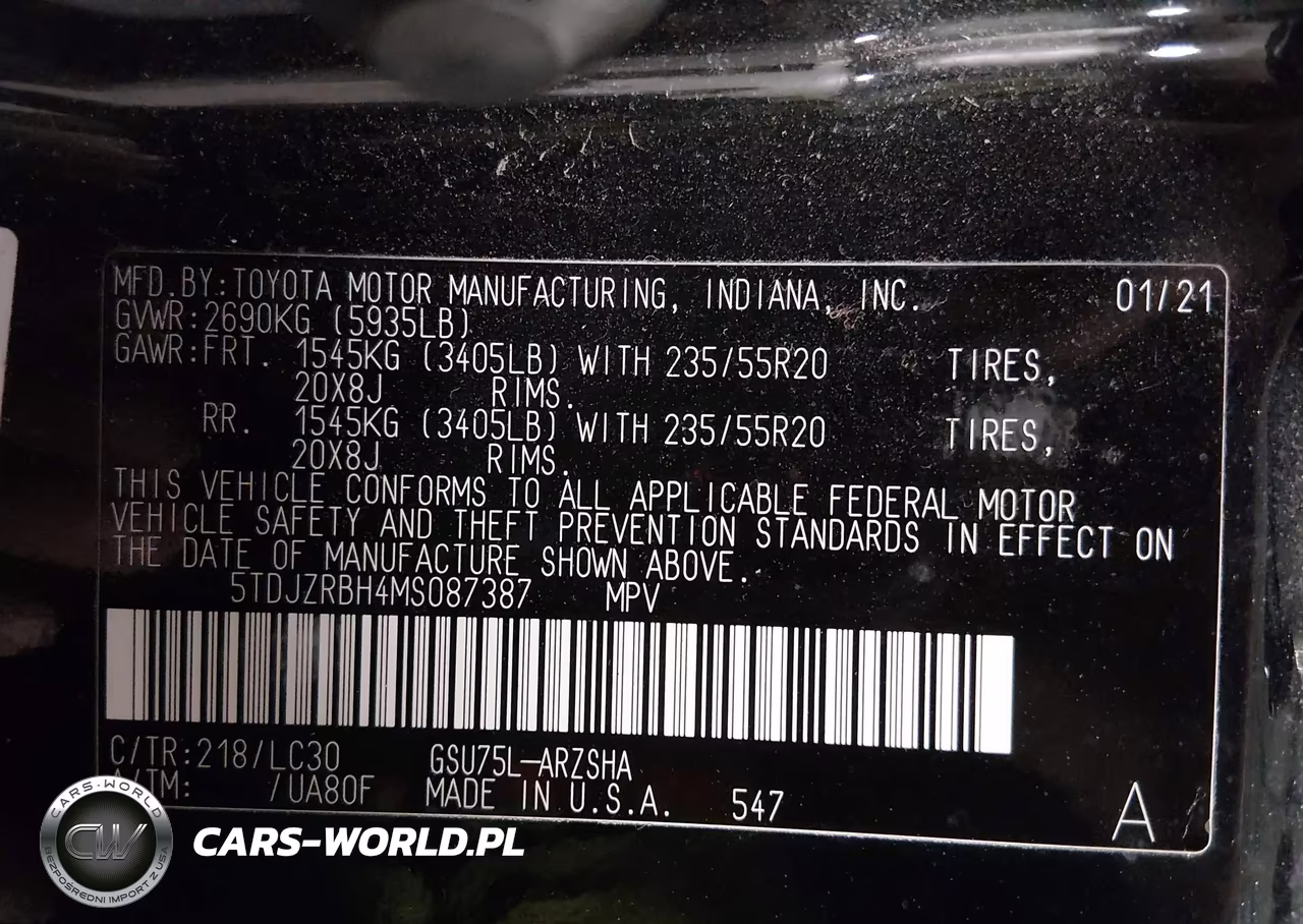 2021 Toyota Highlander Xse VIN:5TDJZRBH4MS087387 - 9