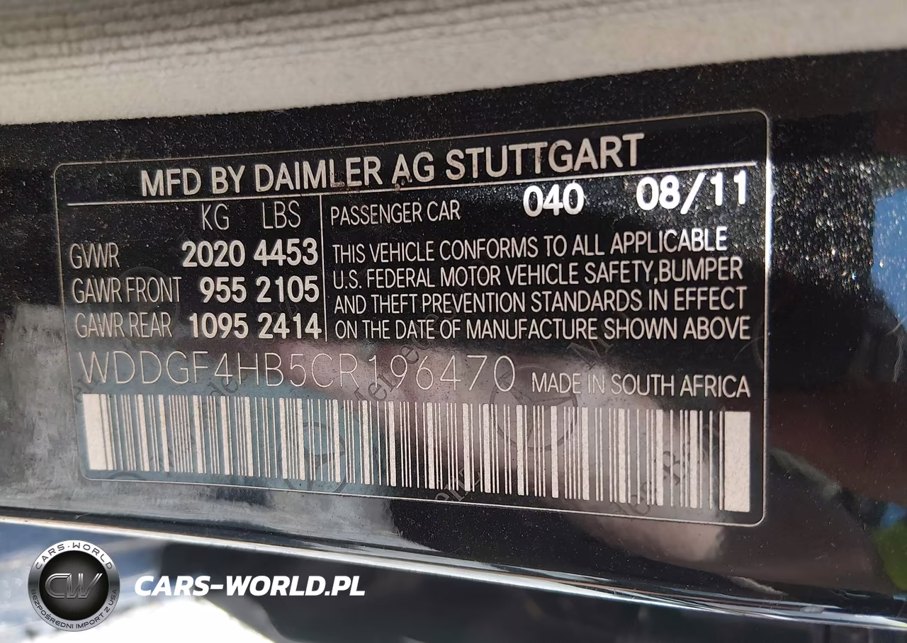 2012 Mercedes-Benz C 250 Sport VIN:WDDGF4HB5CR196470 - 9