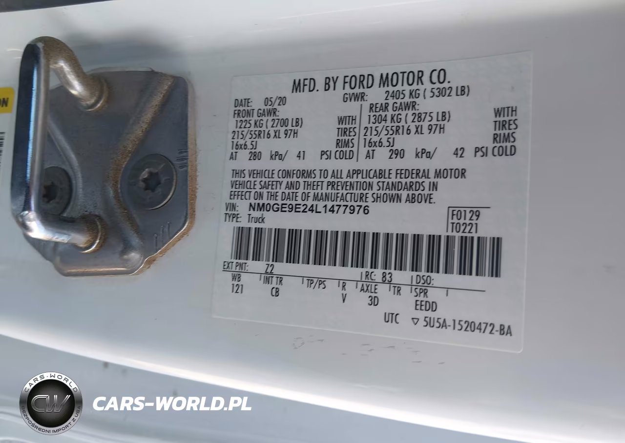 2020 Ford Transit Connect Xl Passenger VIN:NM0GE9E24L1477976 - 9