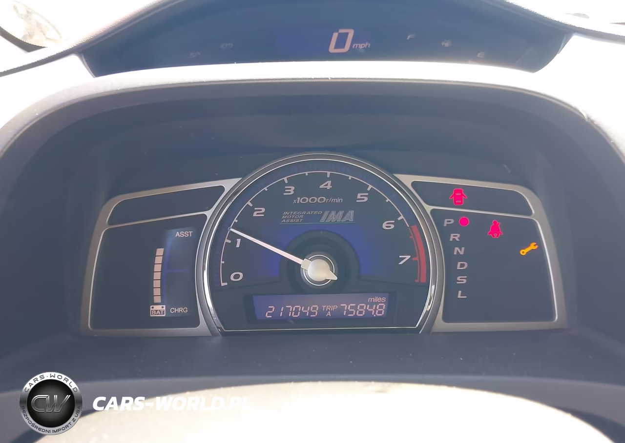 2008 Honda Civic Hybrid VIN:JHMFA36268S000116 - 7