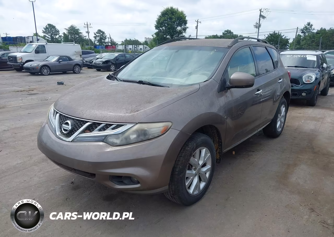 2013 Nissan Murano Sv VIN:JN8AZ1MW5DW302728 - 2
