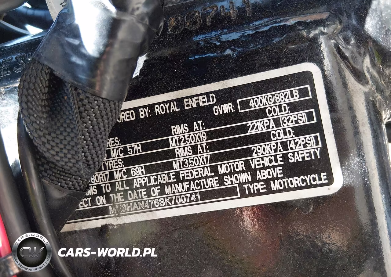 2025 Royal Enfield Motors Bear 650 VIN:ME3HAN476SK700741 - 10