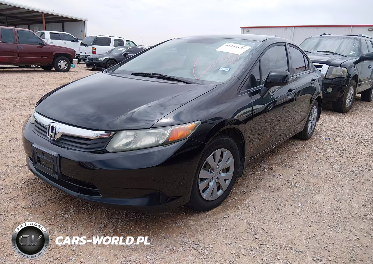 2012 Honda Civic Lx VIN:2HGFB2F56CH328107 - 2