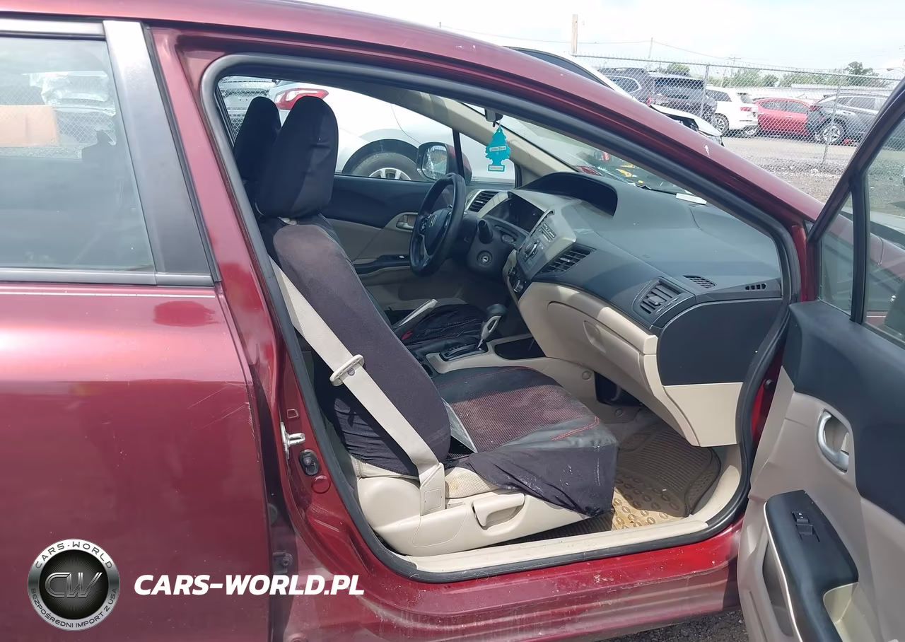 2012 Honda Civic Lx VIN:2HGFB2F5XCH533459 - 5