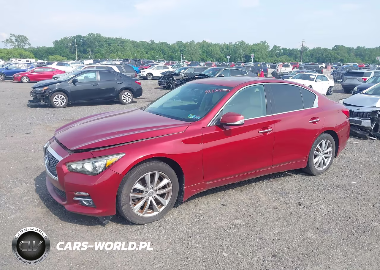 2014 Infiniti Q50 Premium VIN:JN1BV7AR9EM706841 - 2