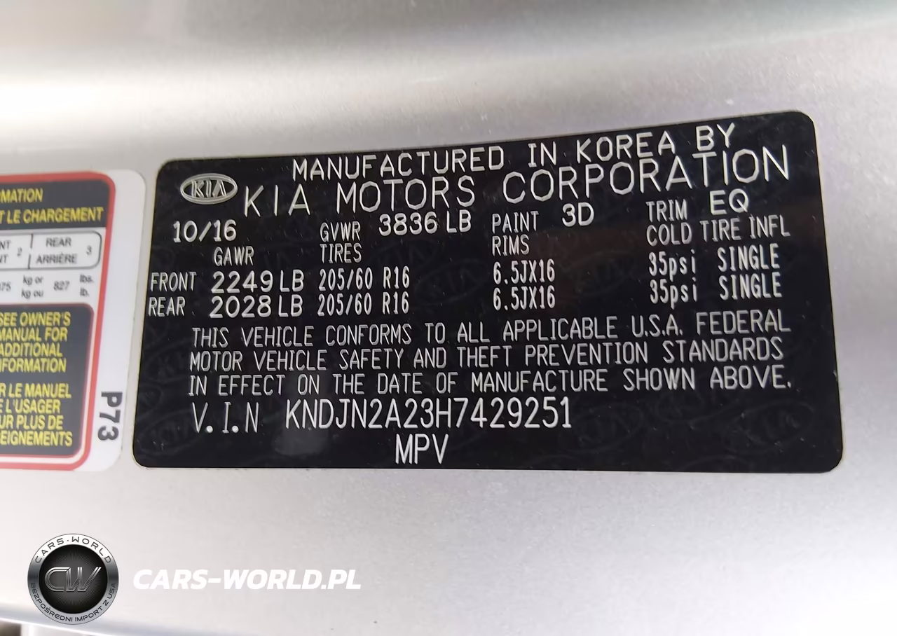 2017 Kia Soul VIN:KNDJN2A23H7429251 - 9