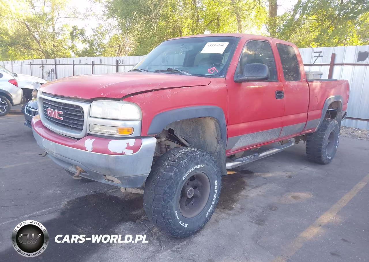2000 GMC Sierra 1500 Sle VIN:1GTEK19T8YE109629 - 2