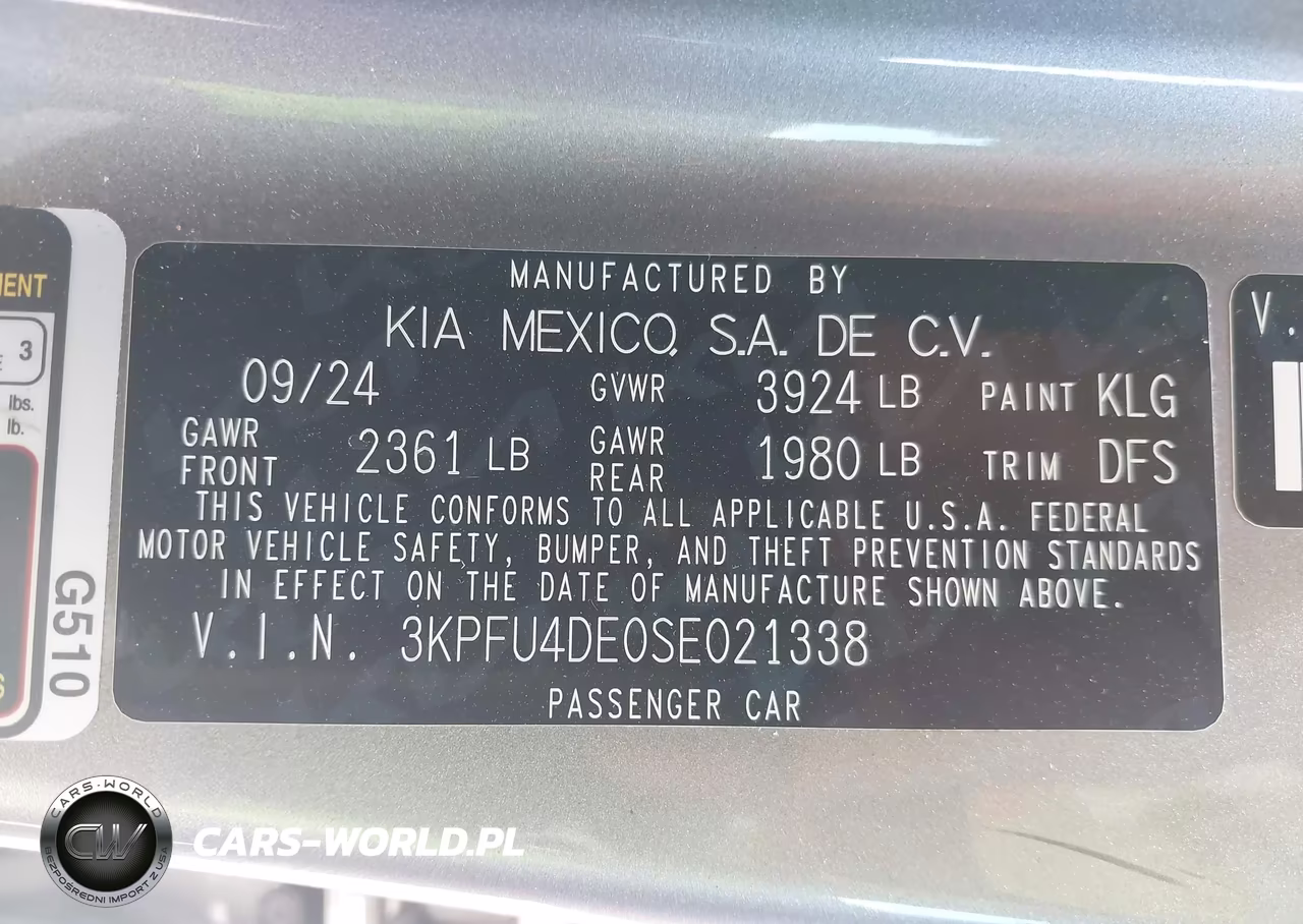 2025 Kia K4 Ex VIN:3KPFU4DE0SE021338 - 9