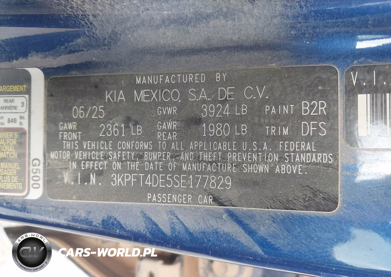 2025 Kia K4 Lxs VIN:3KPFT4DE5SE177829 - 9
