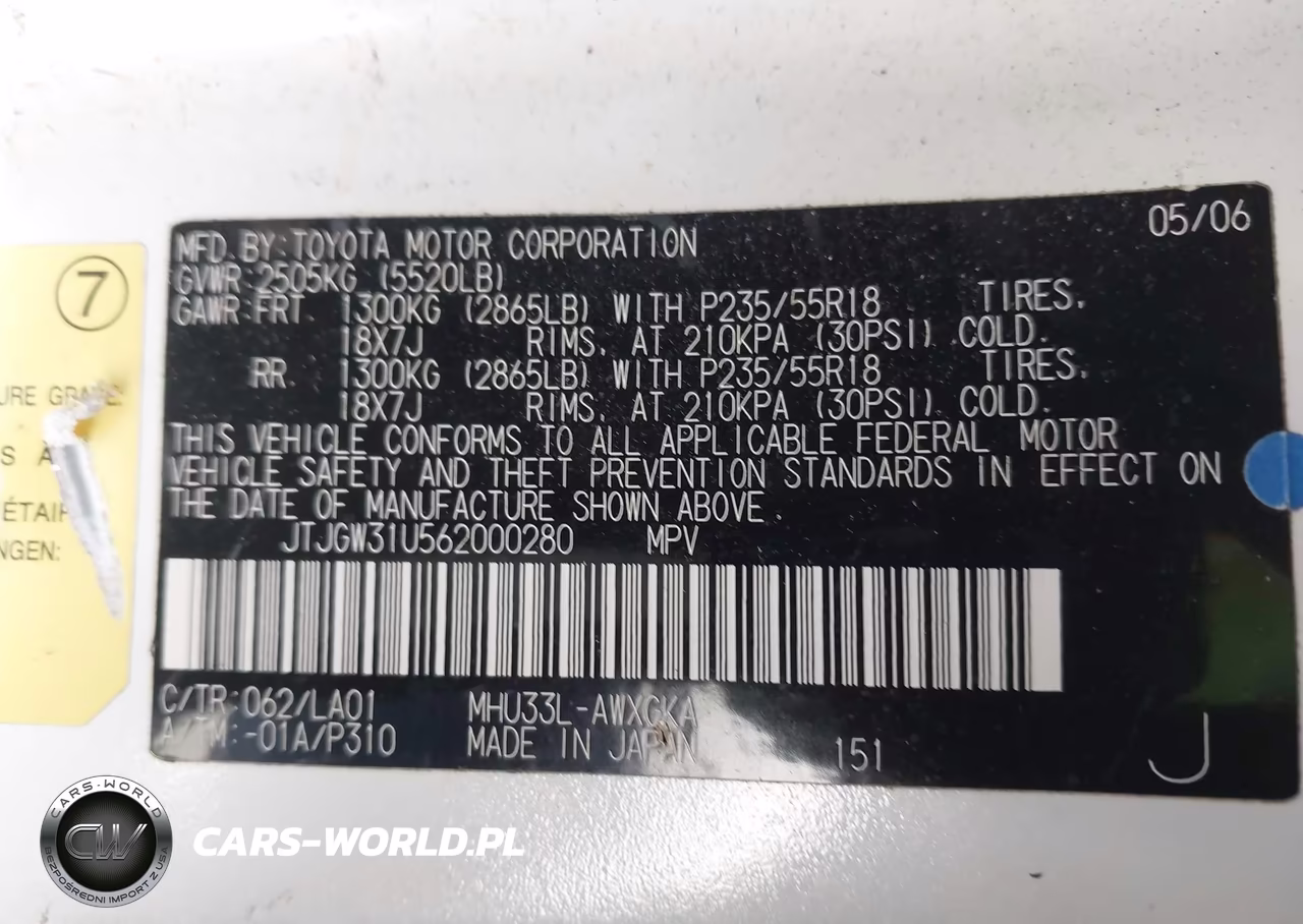2006 Lexus Rx 400H VIN:JTJGW31U562000280 - 9