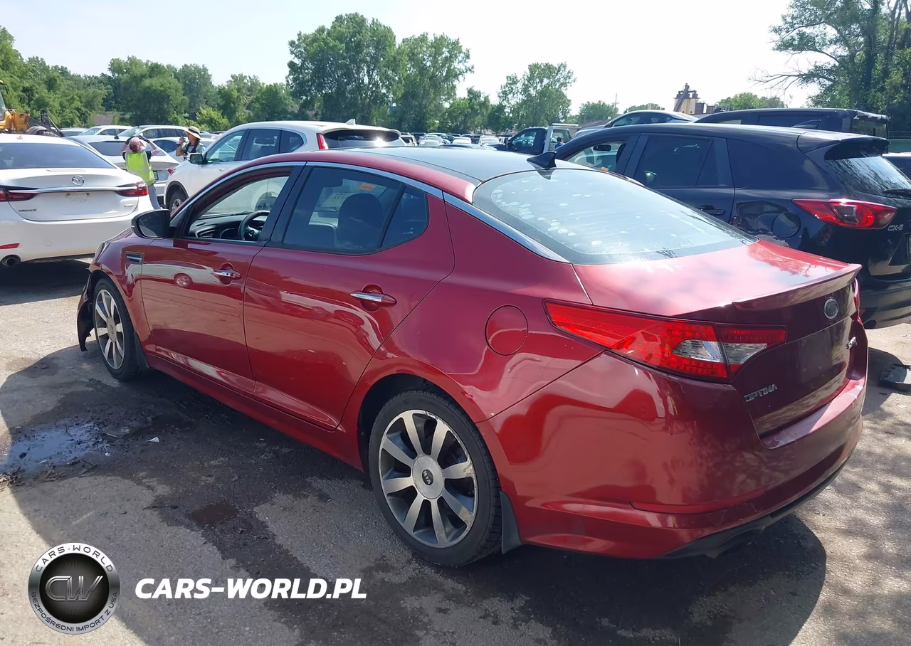2012 Kia Optima Sx VIN:5XXGR4A62CG075770 - 3