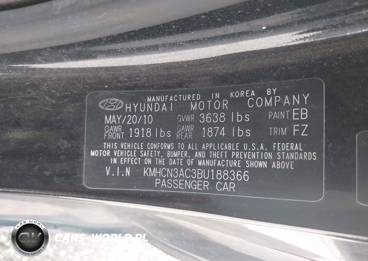 2011 Hyundai Accent Se VIN:KMHCN3AC3BU188366 - 9