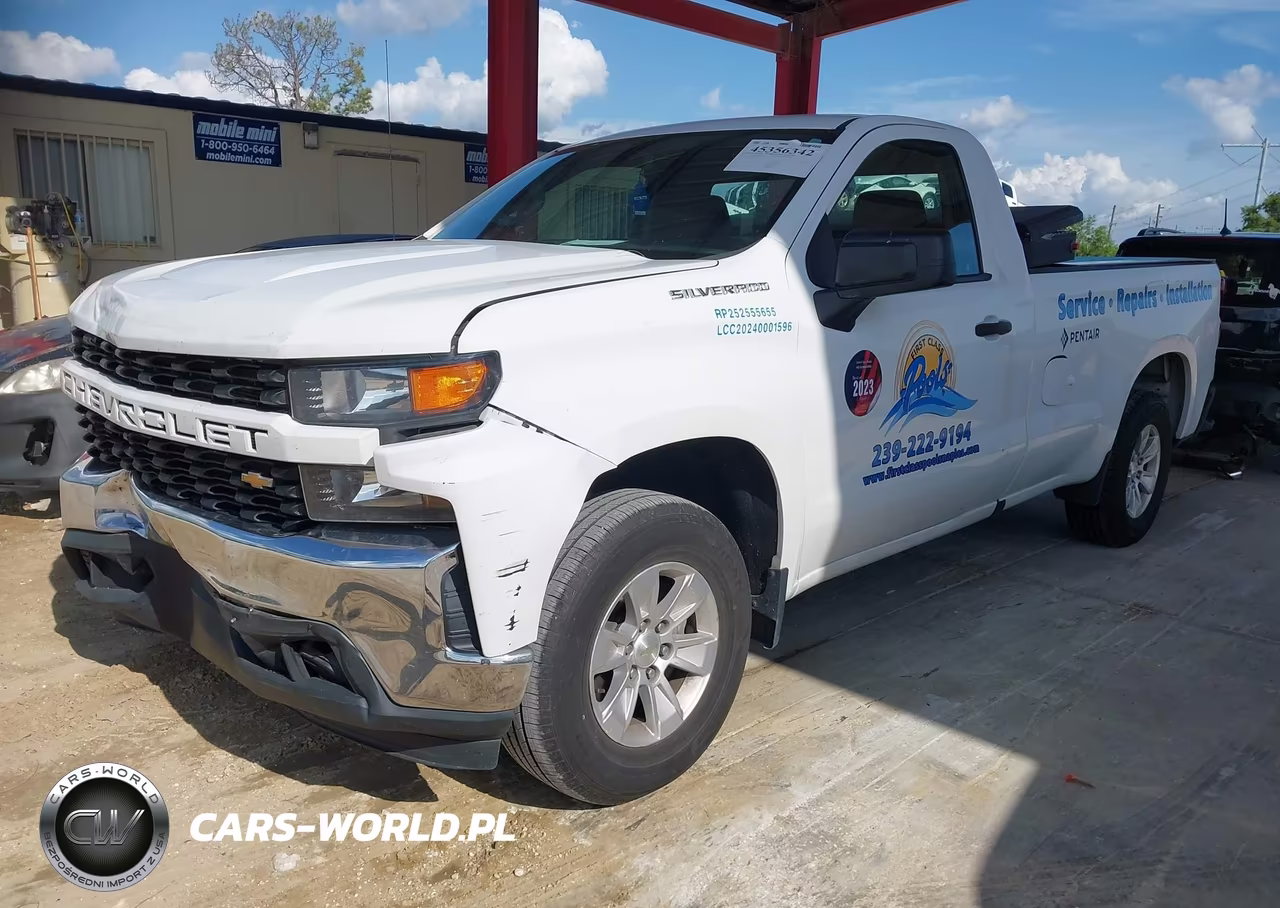 2021 Chevrolet Silverado 1500 2Wd Long Bed Wt VIN:3GCNWAEF2MG385327 - 2