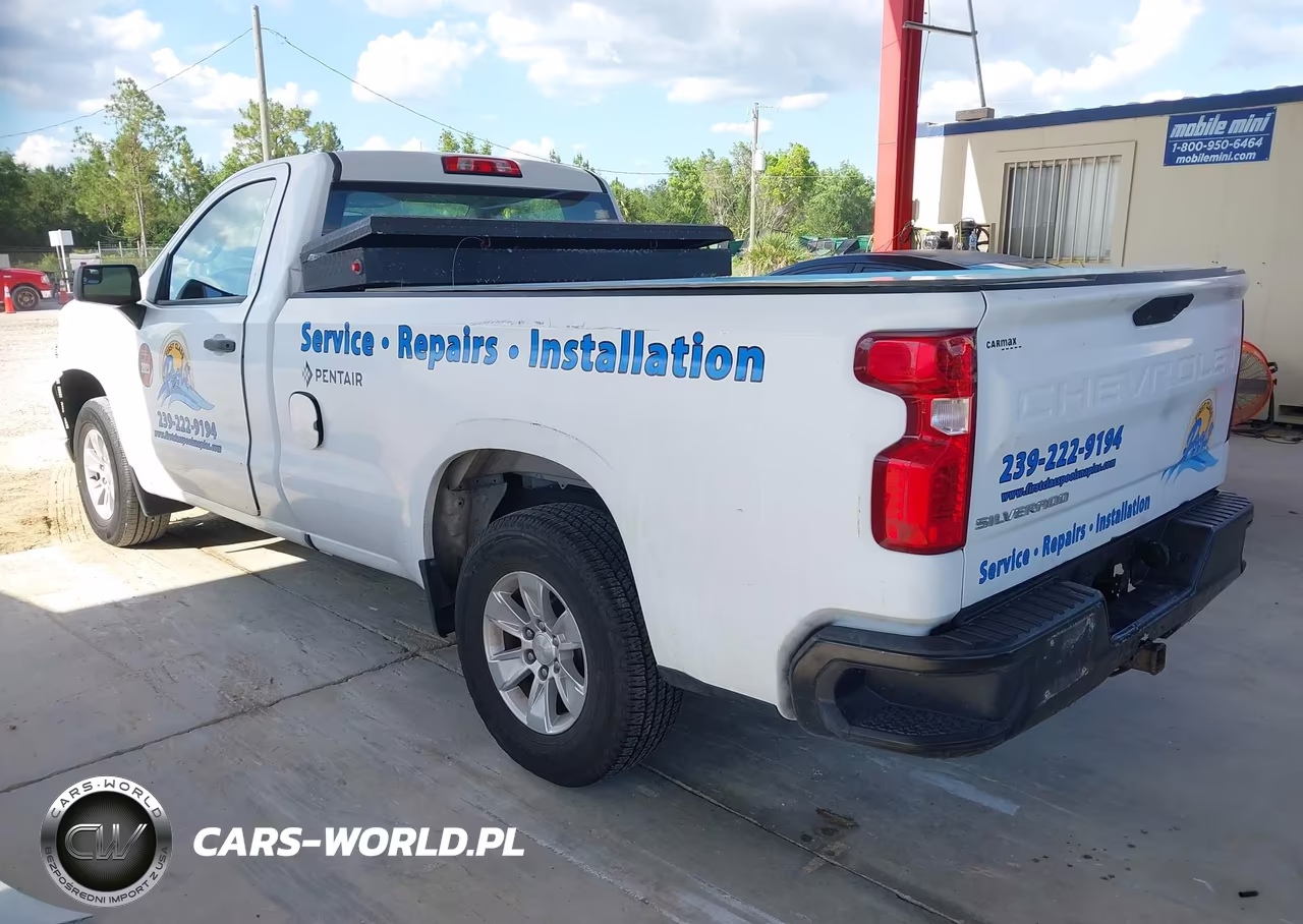 2021 Chevrolet Silverado 1500 2Wd Long Bed Wt VIN:3GCNWAEF2MG385327 - 3