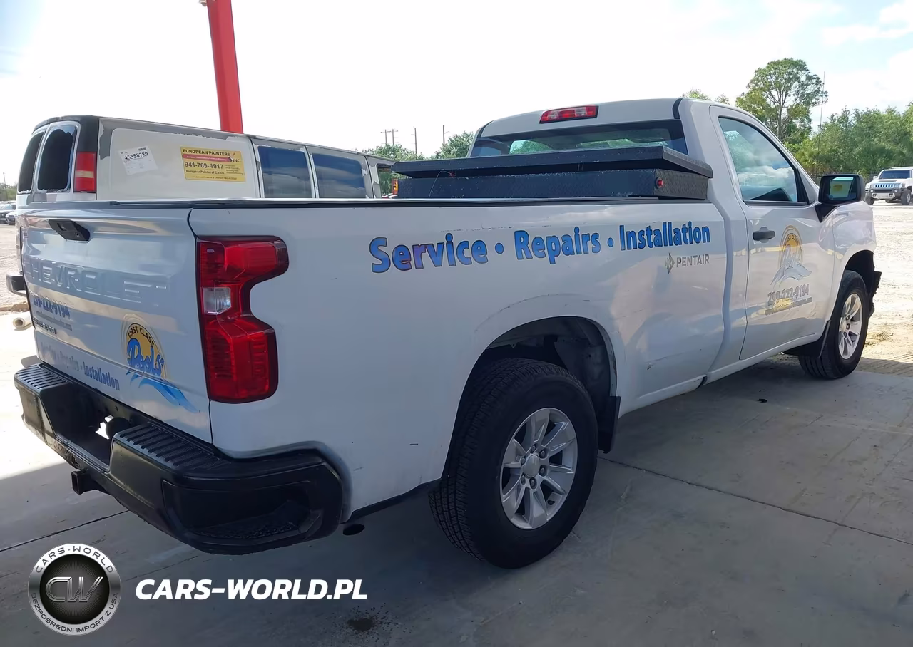 2021 Chevrolet Silverado 1500 2Wd Long Bed Wt VIN:3GCNWAEF2MG385327 - 4
