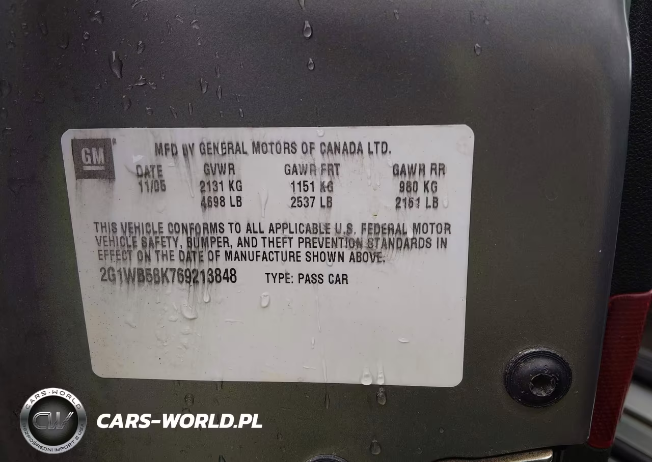 2006 Chevrolet Impala Ls VIN:2G1WB58K769213848 - 9