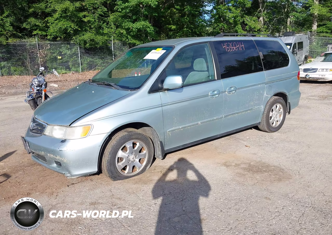 2002 Honda Odyssey Ex VIN:2HKRL18642H580498 - 2