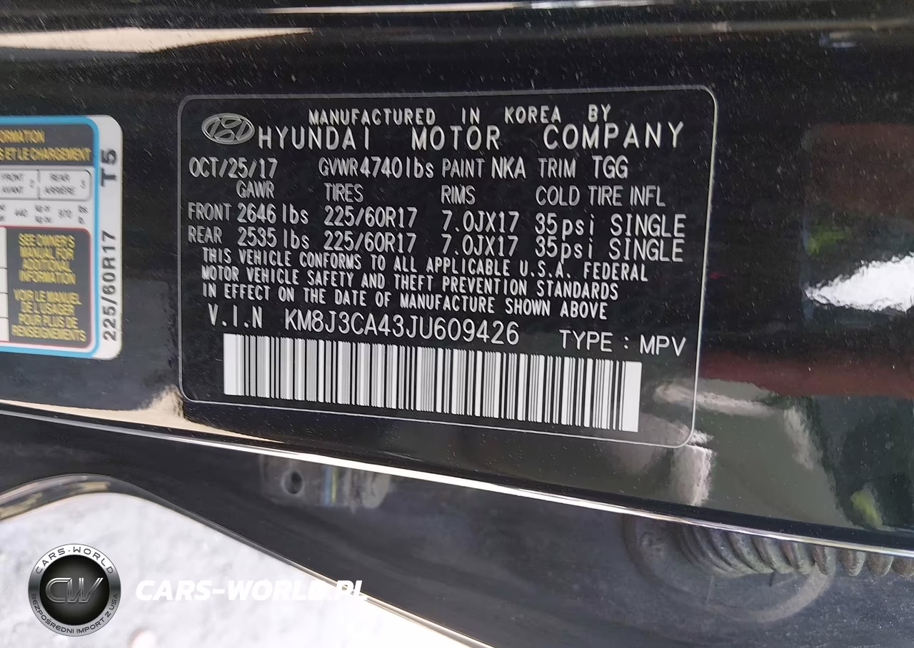 2018 Hyundai Tucson Sel VIN:KM8J3CA43JU609426 - 9