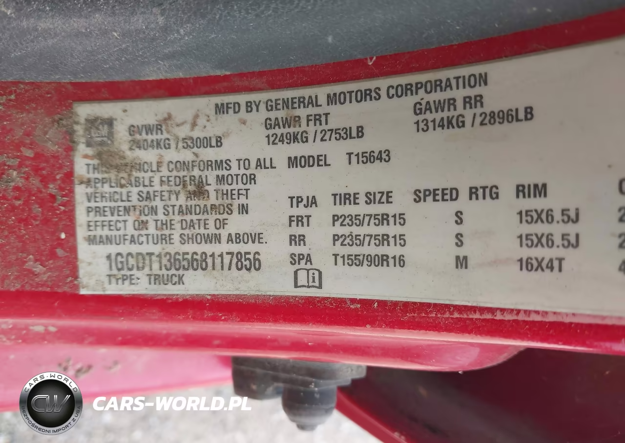 2006 Chevrolet Colorado Lt VIN:1GCDT136568117856 - 9
