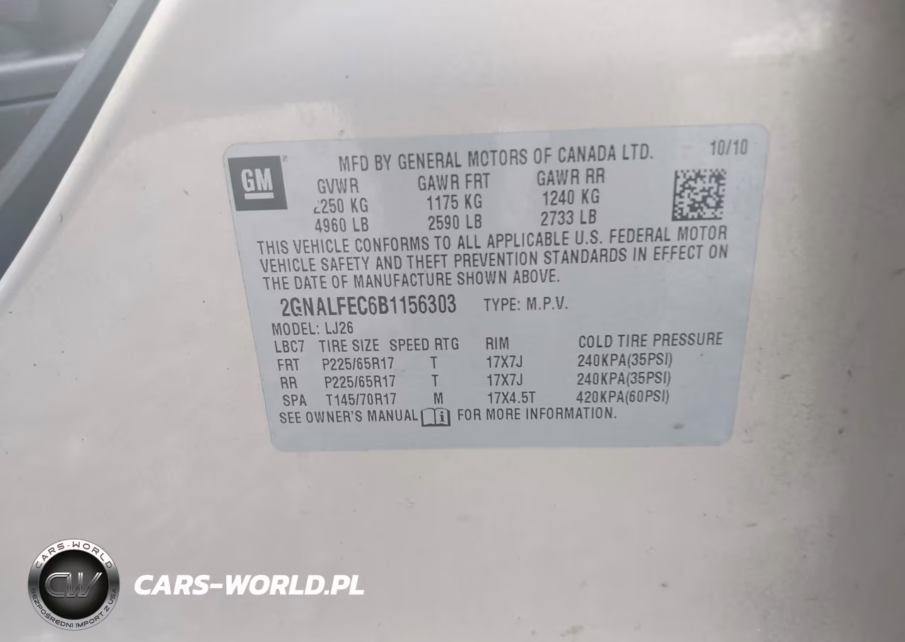 2011 Chevrolet Equinox Ltz VIN:2GNALFEC6B1156303 - 9