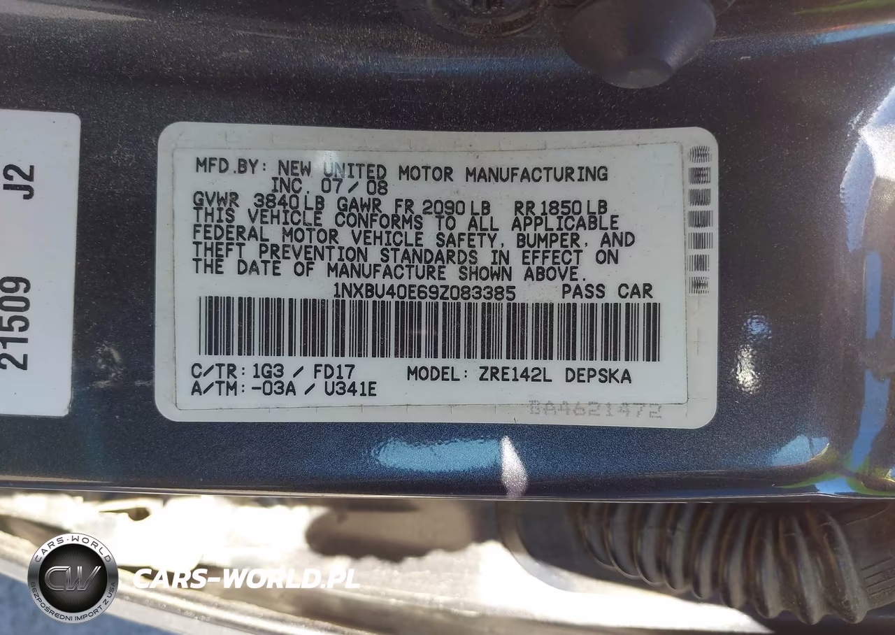 2009 Toyota Corolla S VIN:1NXBU40E69Z083385 - 9