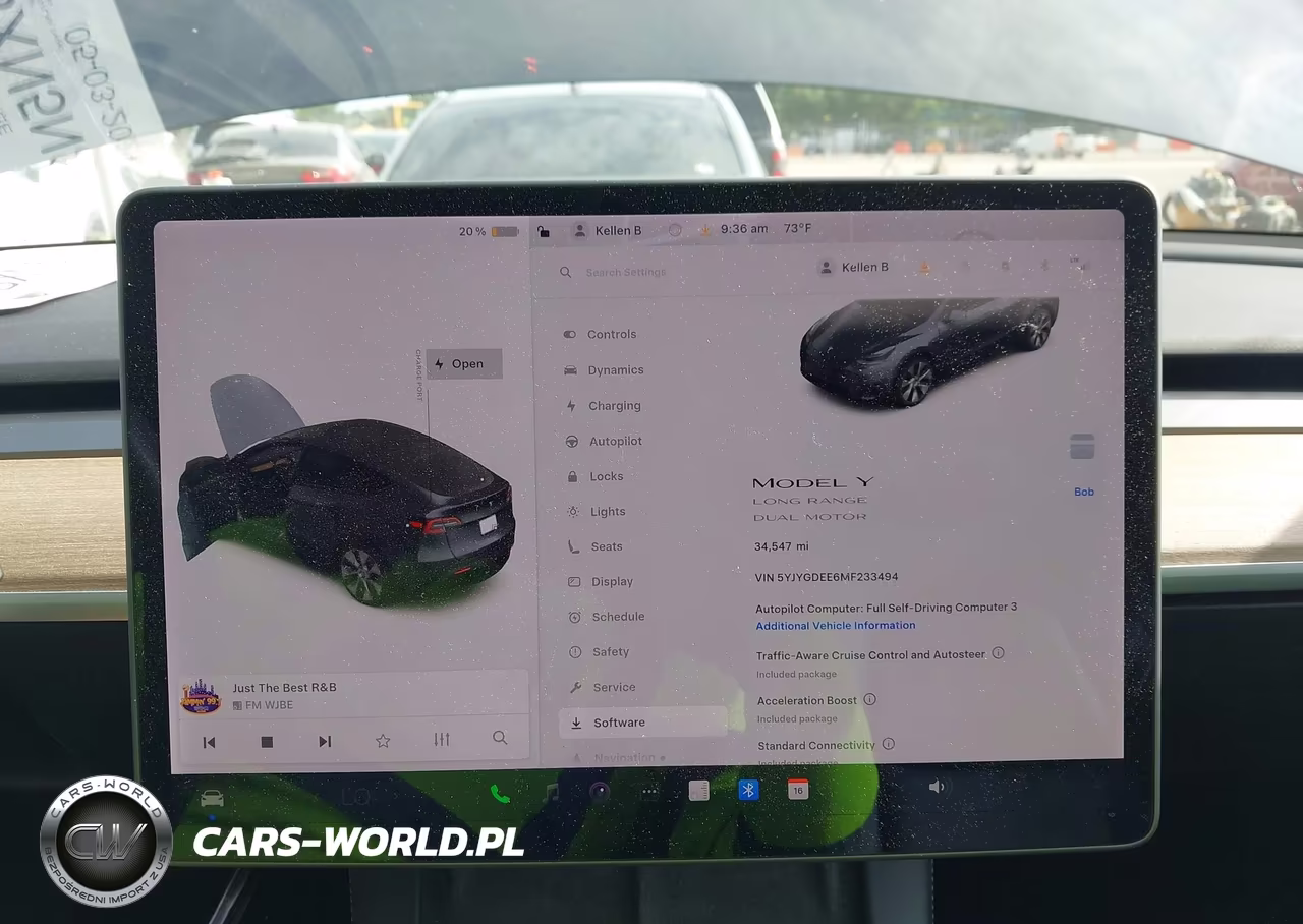 2021 Tesla Model Y Long Range Dual Motor All-Wheel Drive VIN:5YJYGDEE6MF233494 - 18