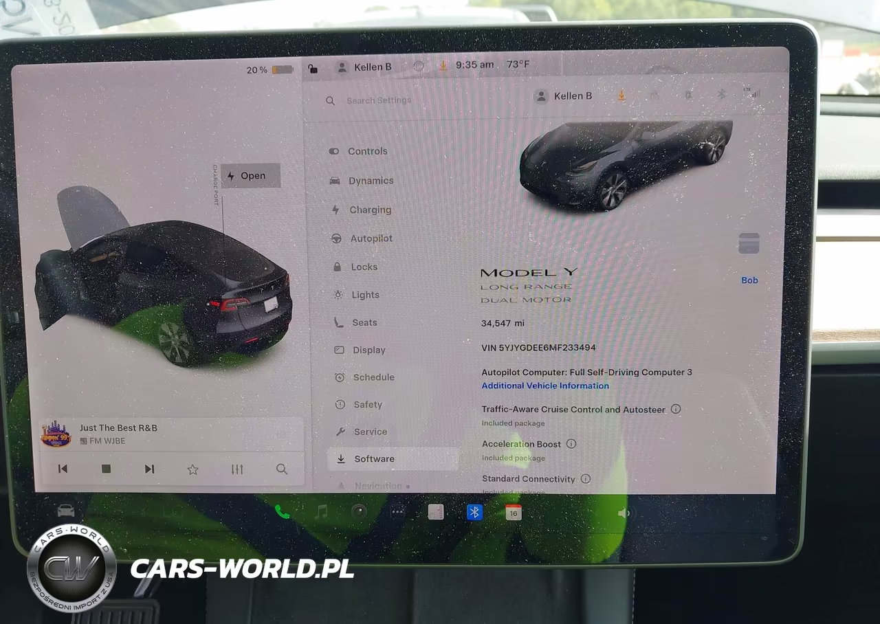 2021 Tesla Model Y Long Range Dual Motor All-Wheel Drive VIN:5YJYGDEE6MF233494 - 7