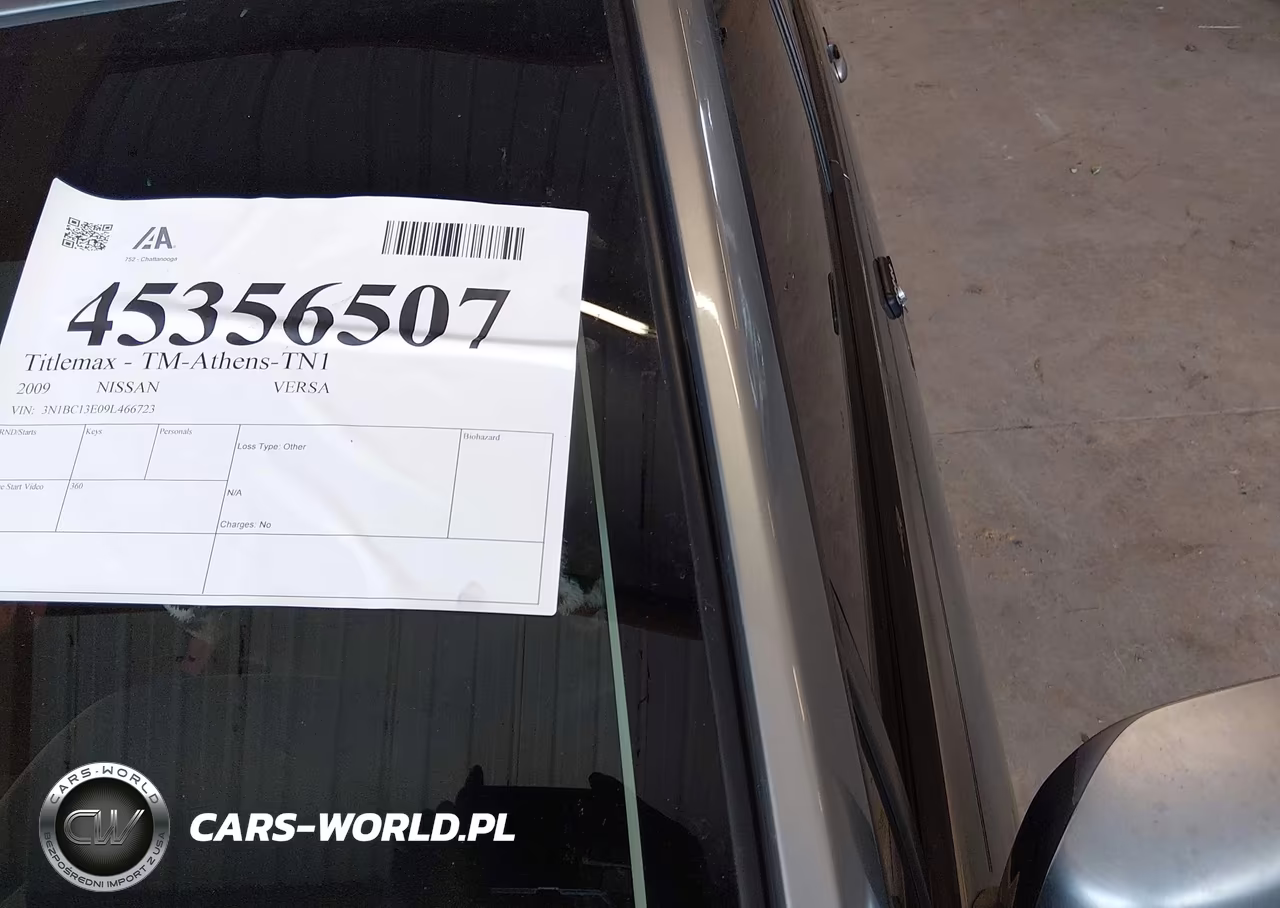 2009 Nissan Versa 1.8S VIN:3N1BC13E09L466723 - 9
