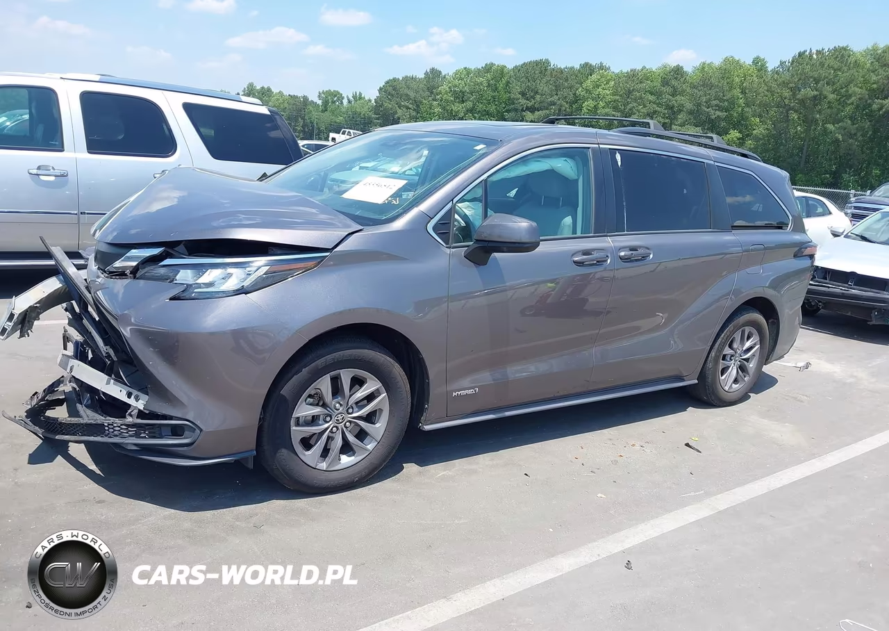 2021 Toyota Sienna Le VIN:5TDBSKFC6MS020496 - 2