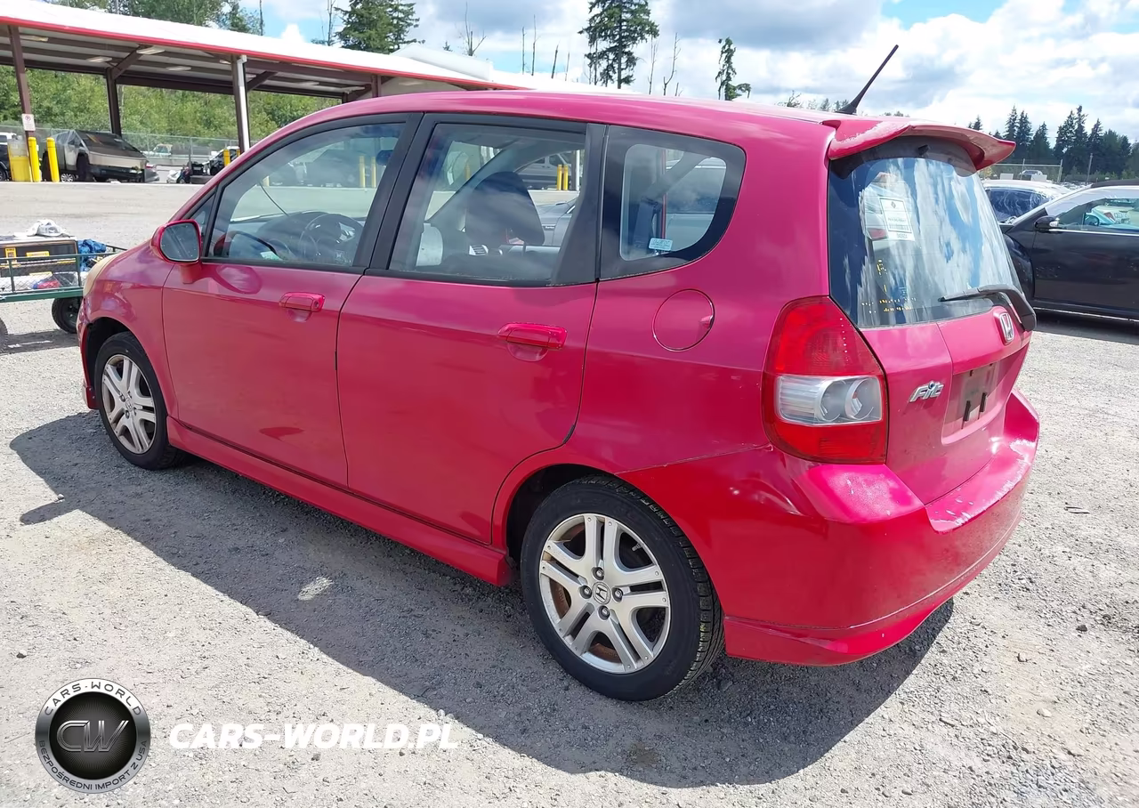 2008 Honda Fit Sport VIN:JHMGD38668S051322 - 3
