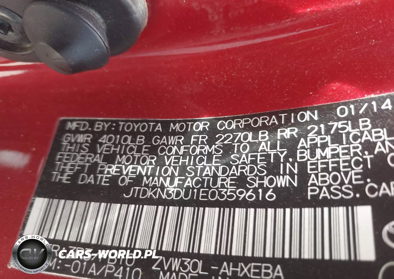 2014 Toyota Prius Three VIN:JTDKN3DU1E0359616 - 9