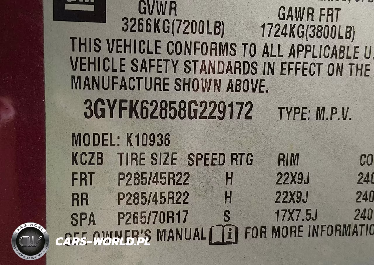2008 Cadillac Escalade Ext Standard VIN:3GYFK62858G229172 - 9