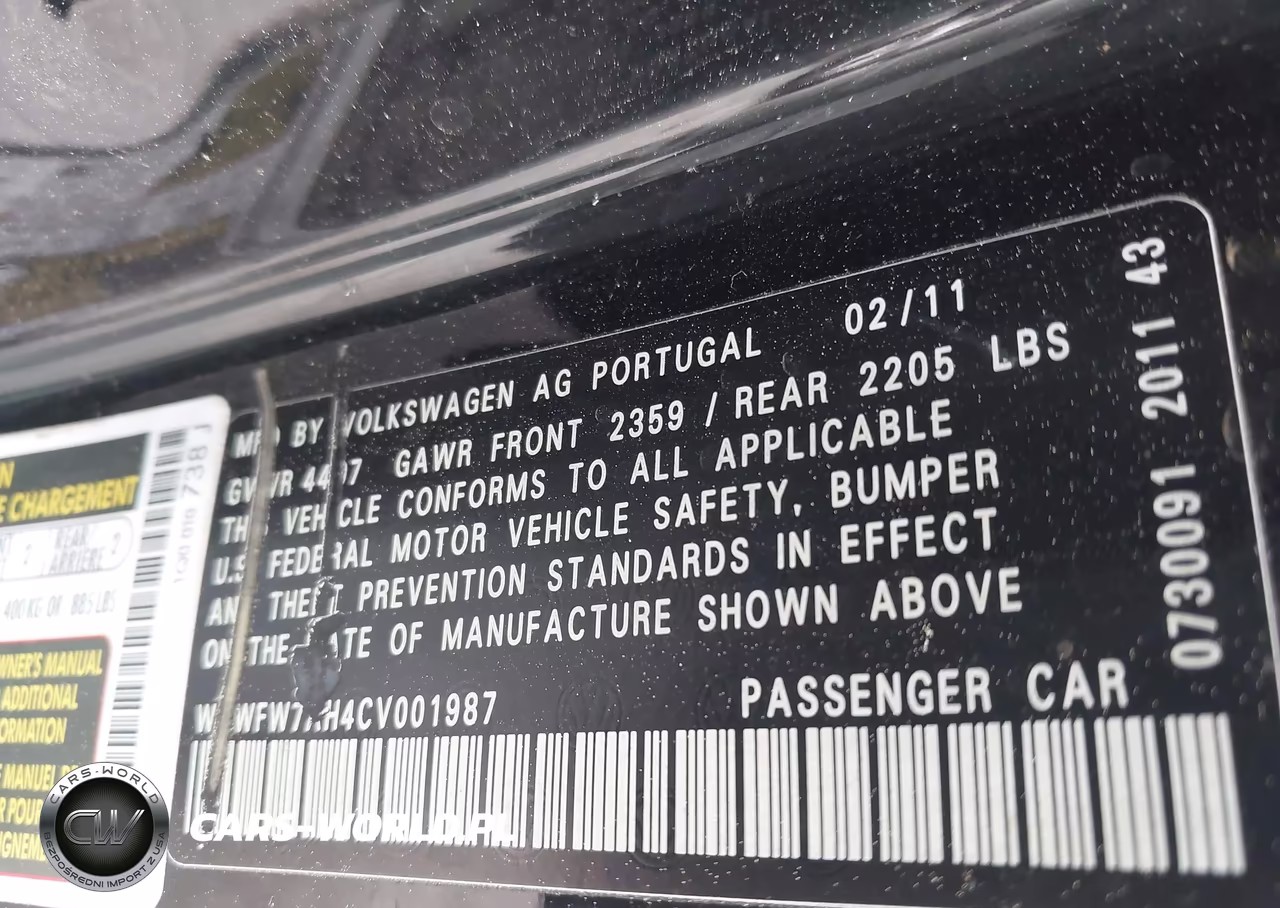 2012 Volkswagen Eos Executive VIN:WVWFW7AH4CV001987 - 9