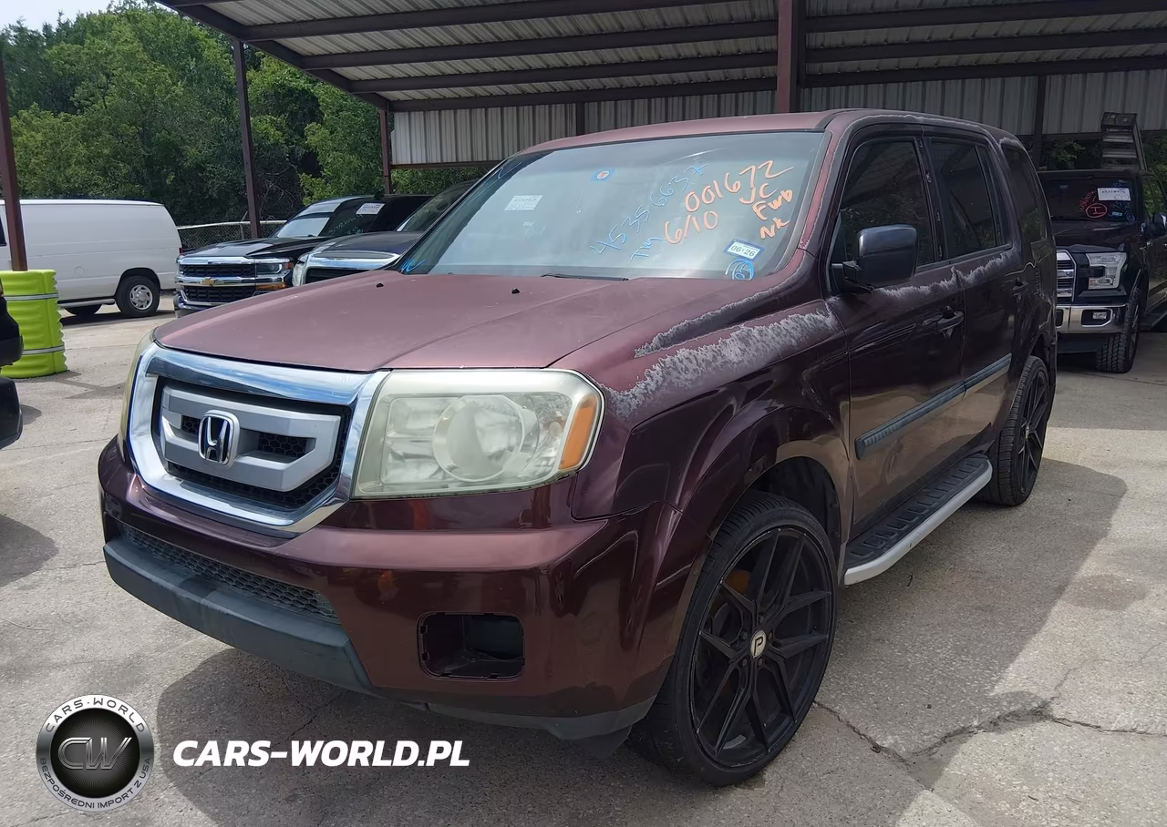 2010 Honda Pilot Lx VIN:5FNYF3H23AB001672 - 2