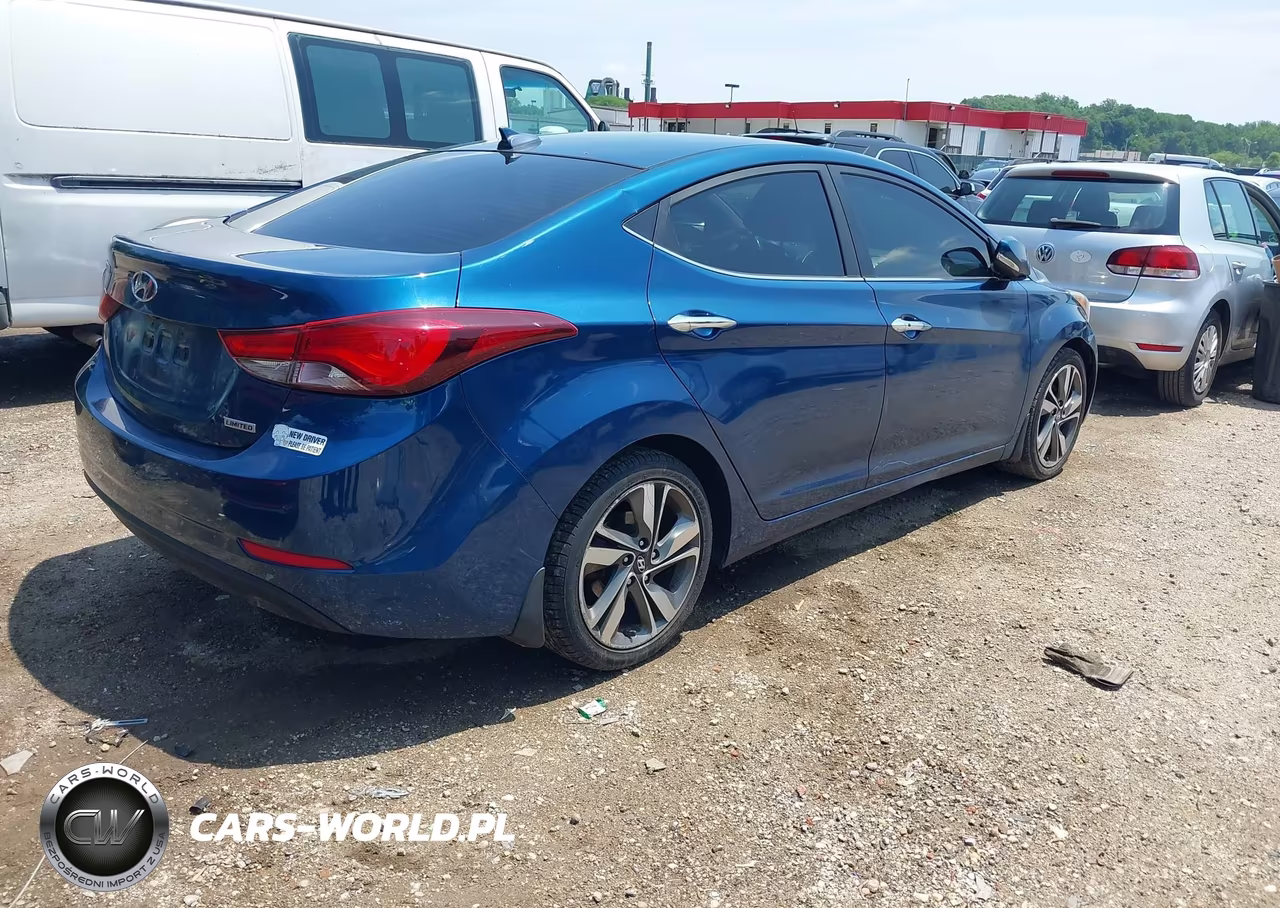 2016 Hyundai Elantra Limited VIN:KMHDH4AE3GU622053 - 4