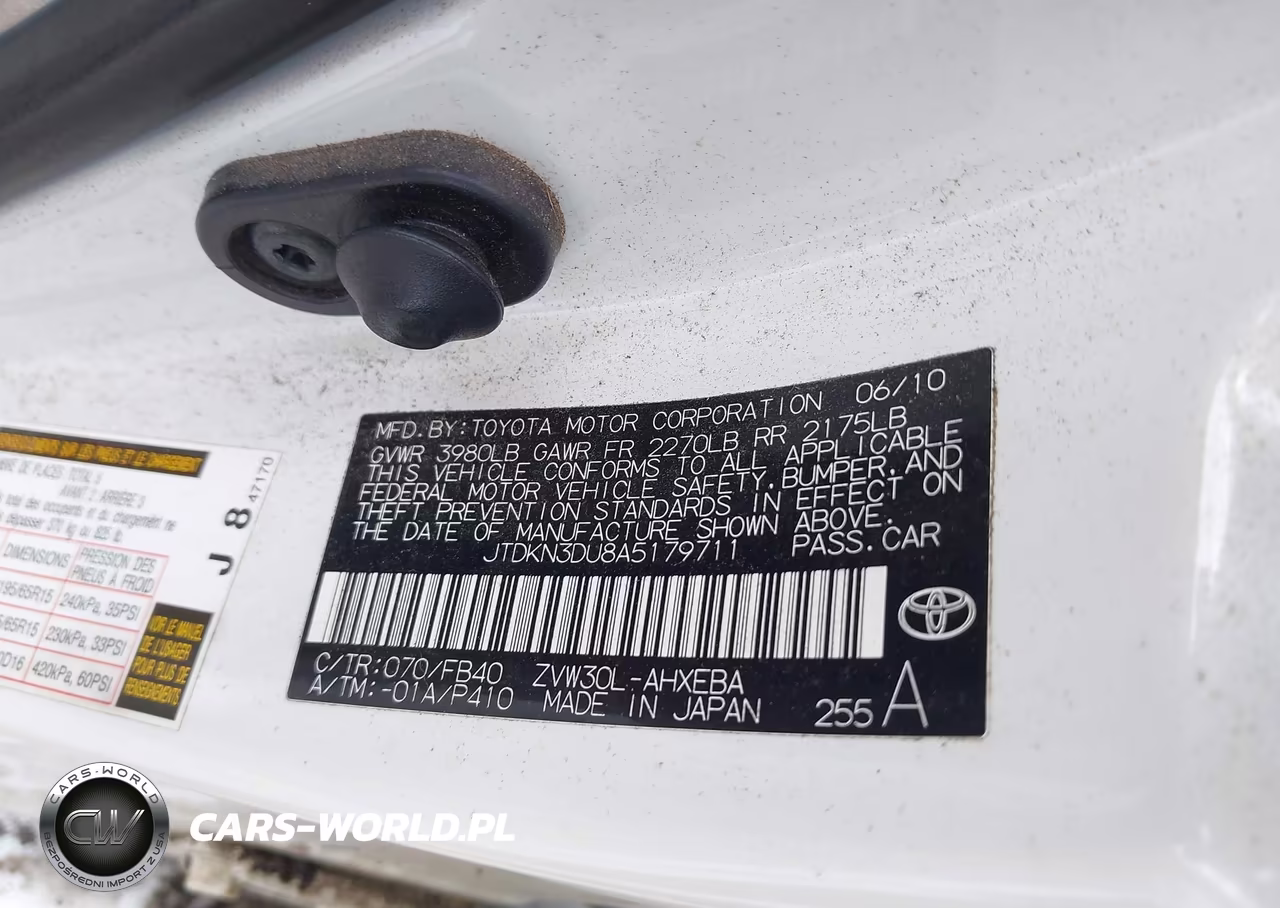 2010 Toyota Prius Iii VIN:JTDKN3DU8A5179711 - 9