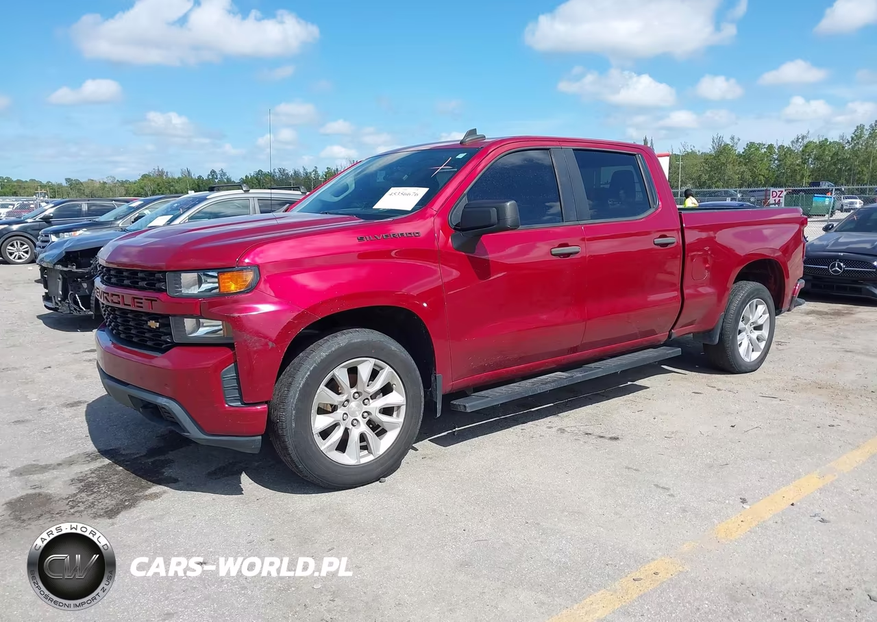 2020 Chevrolet Silverado 1500 2Wd Standard Bed Custom VIN:1GCPWBEKXLZ305265 - 2