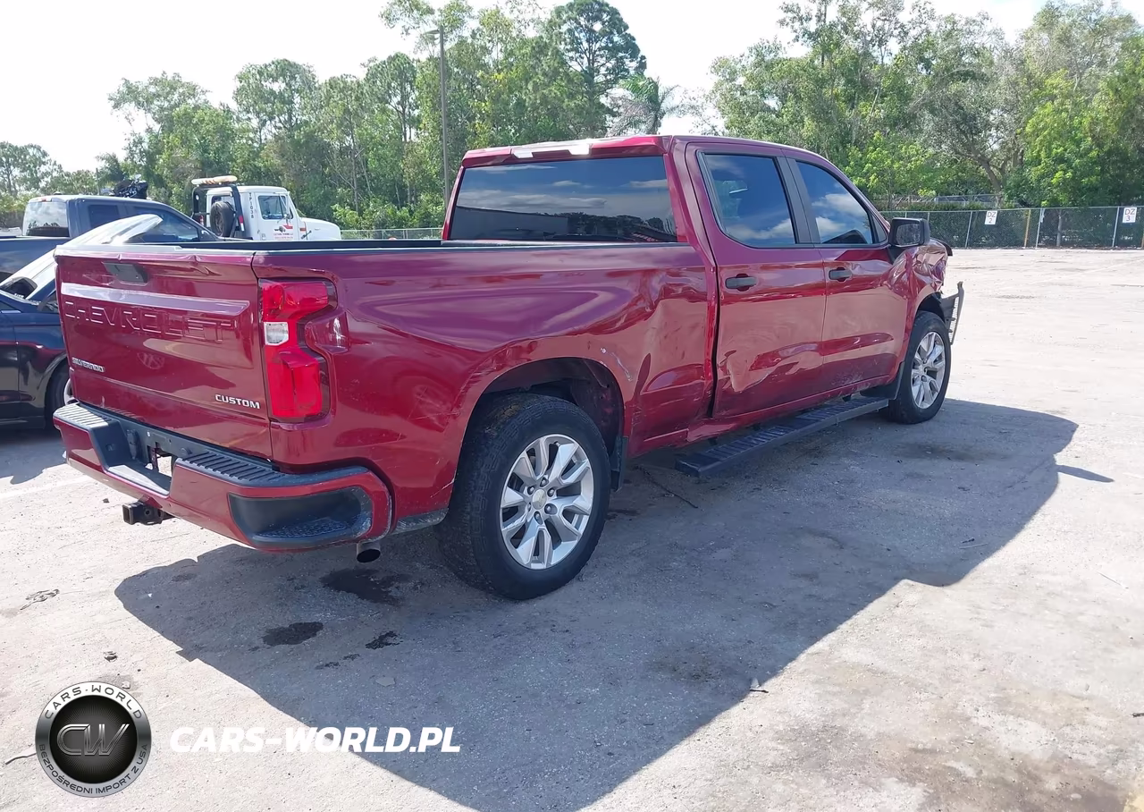 2020 Chevrolet Silverado 1500 2Wd Standard Bed Custom VIN:1GCPWBEKXLZ305265 - 4
