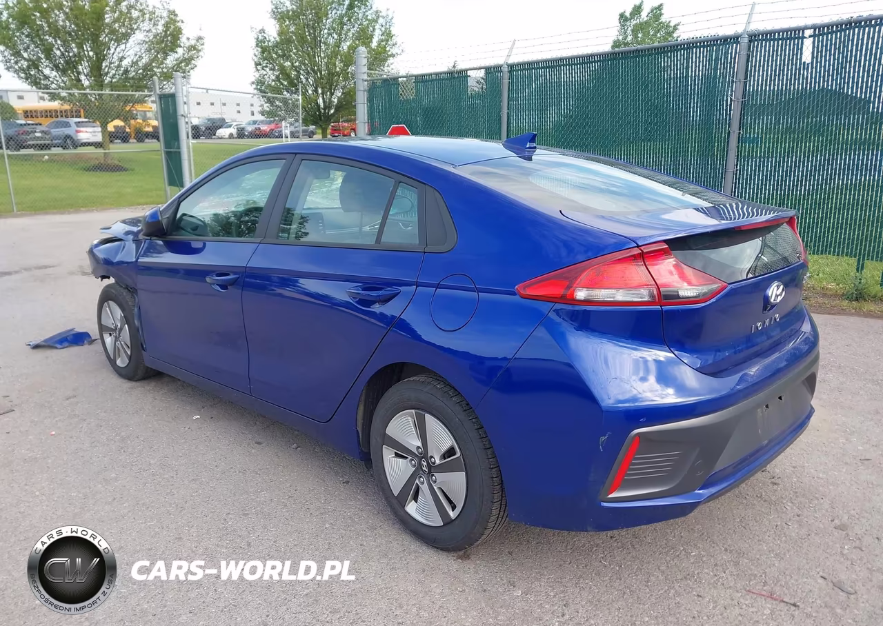 2022 Hyundai Ioniq Hybrid Blue VIN:KMHC65LC0NU275149 - 3