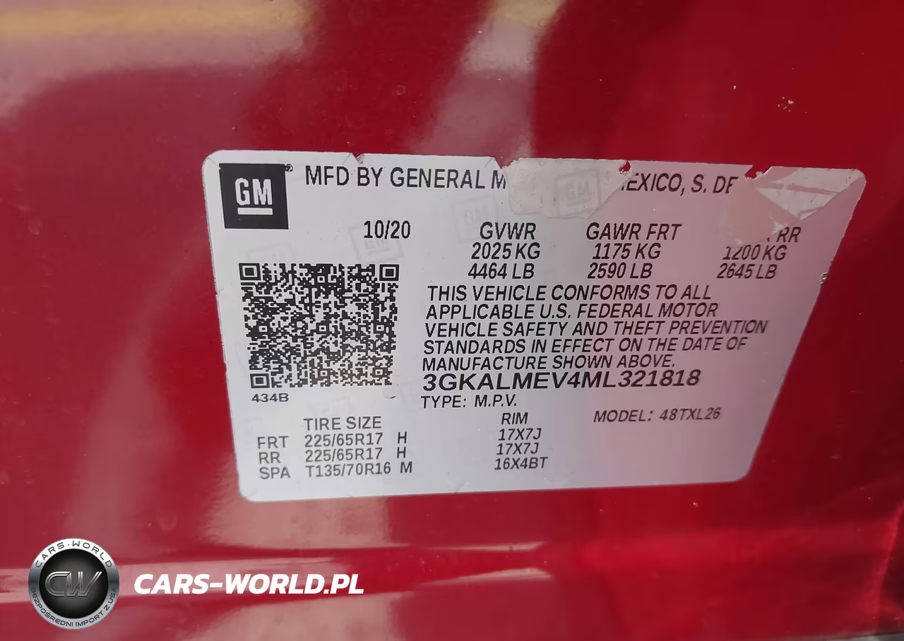2021 GMC Terrain Fwd Sle VIN:3GKALMEV4ML321818 - 9