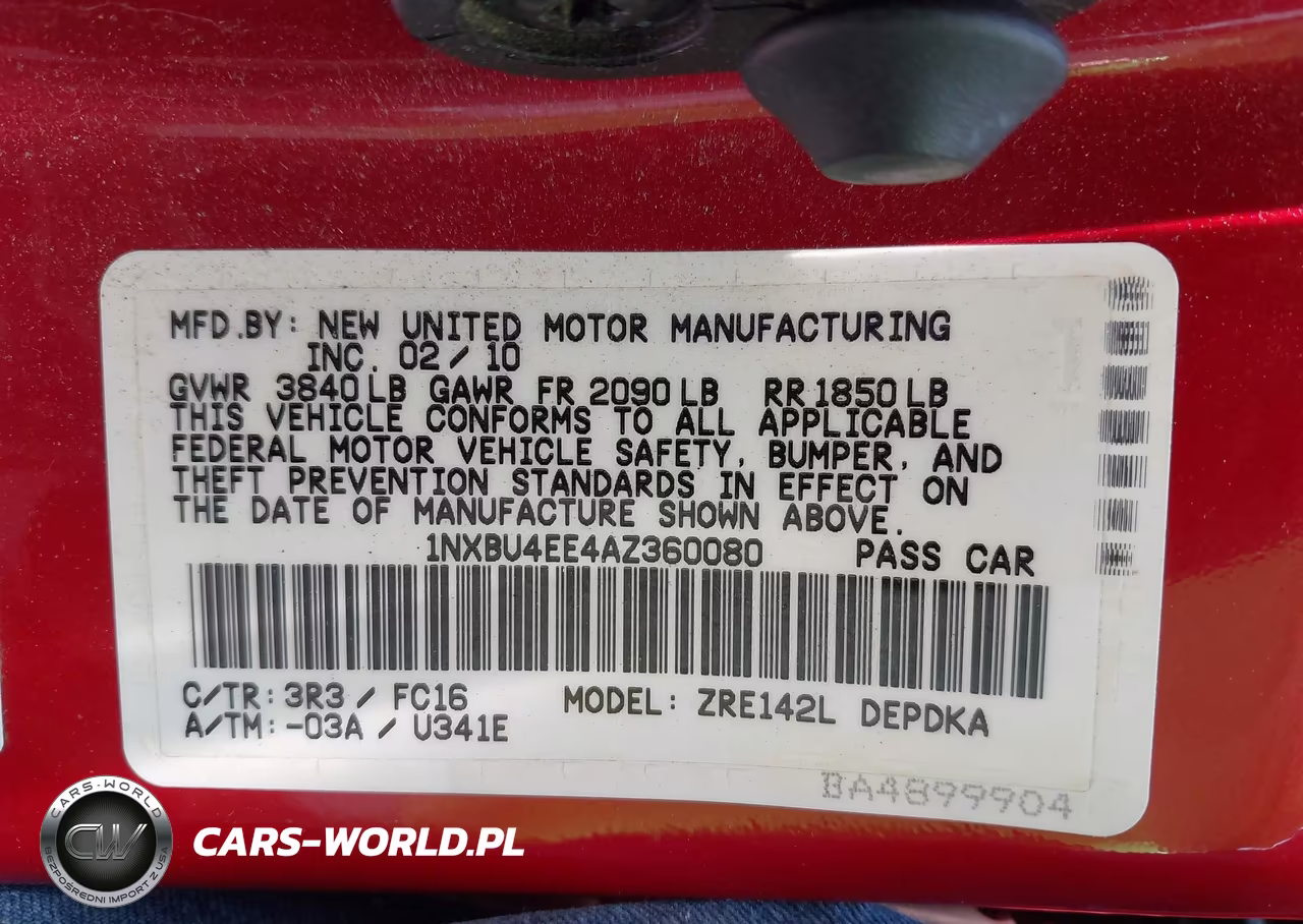2010 Toyota Corolla Le VIN:1NXBU4EE4AZ360080 - 9