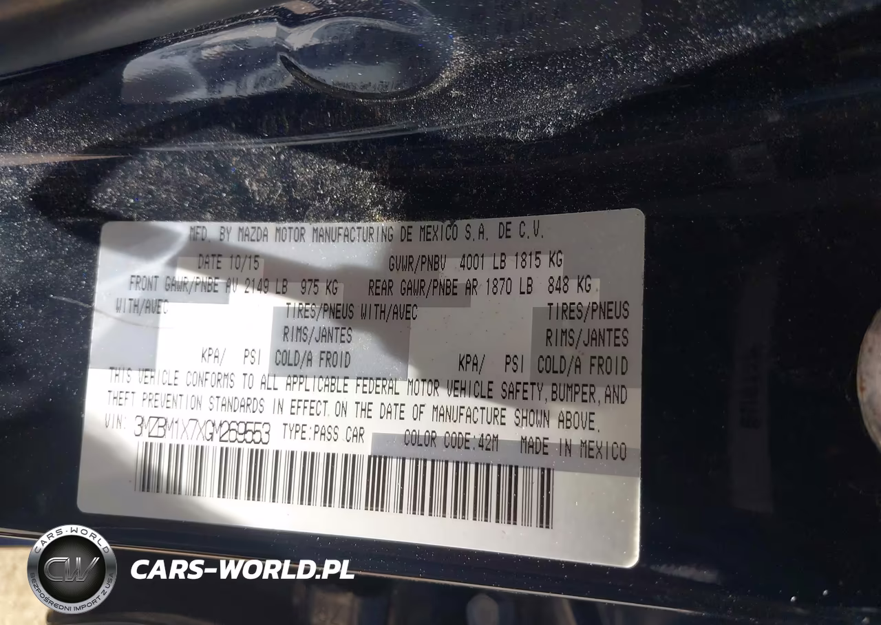 2016 Mazda Mazda3 I Grand Touring VIN:3MZBM1X7XGM269553 - 9