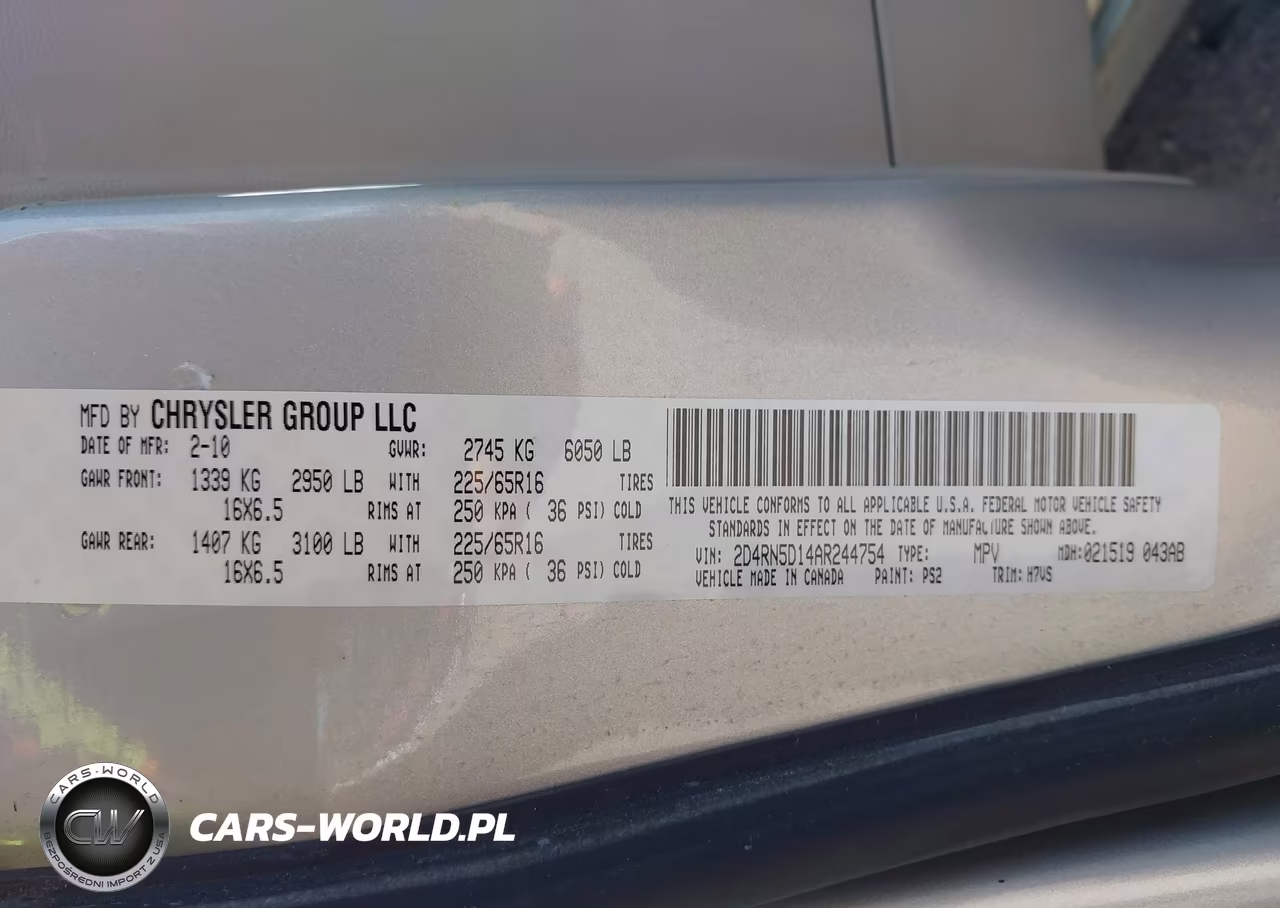 2010 Dodge Grand Caravan Sxt VIN:2D4RN5D14AR244754 - 9