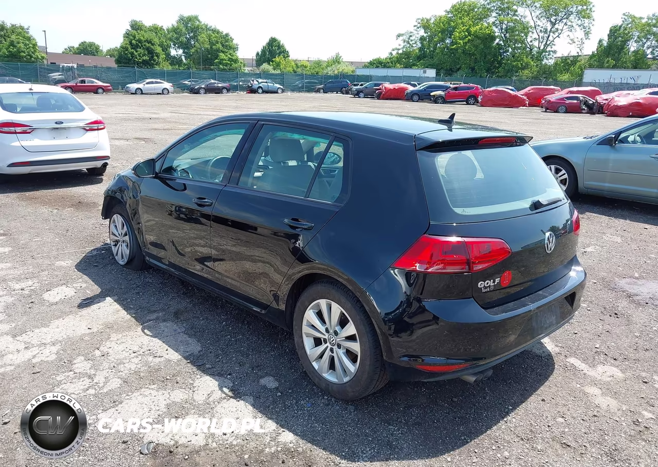 2015 Volkswagen Golf Tdi S 4-Door VIN:3VW2A7AU1FM029297 - 3