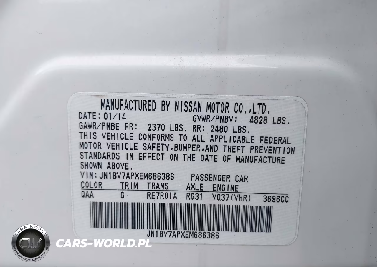 2014 Infiniti Q50 Premium VIN:JN1BV7APXEM686386 - 9
